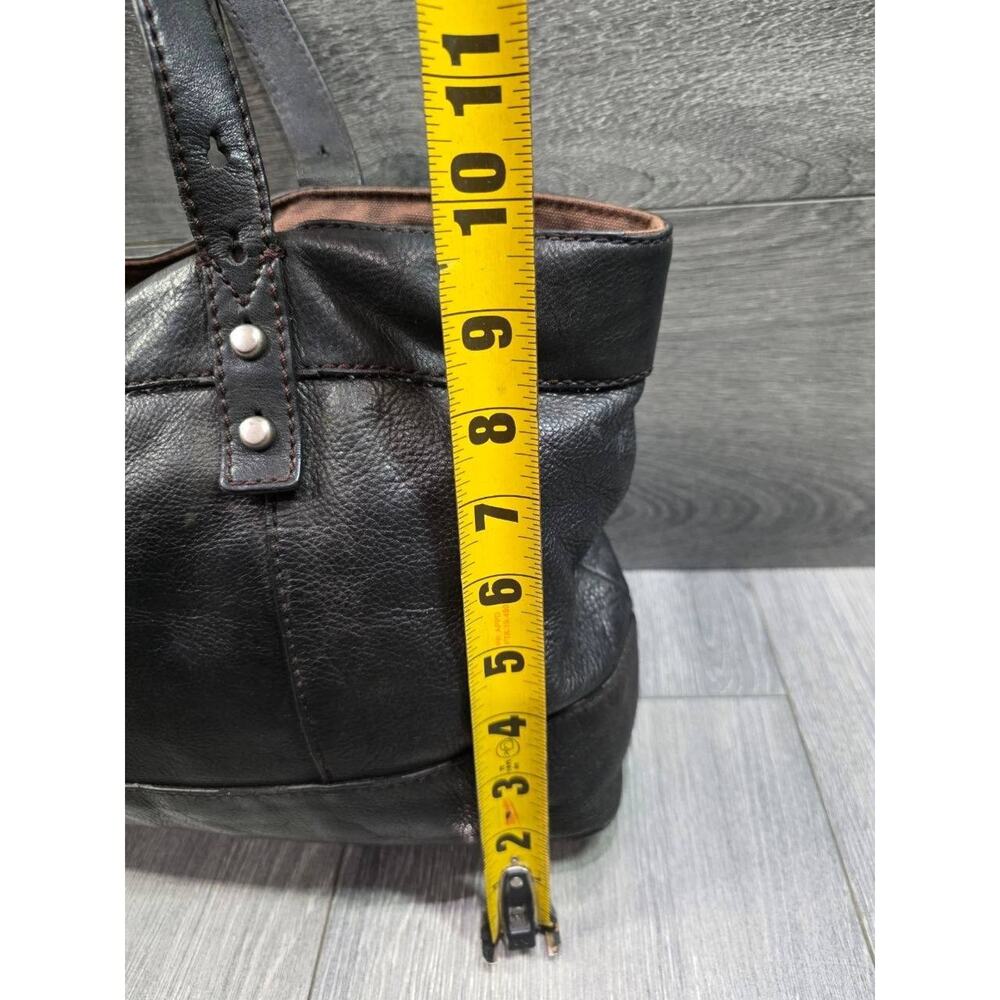 FOSSIL HUNTER SHOPPER TOTE BLACK LEATHER Bag B000760 - Picture 5 of 16